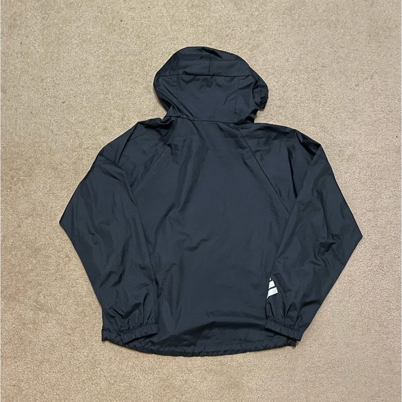 Black Adidas Windbreaker / Rain Coat Size Women’s Small - Picture 6 of 6
